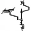 Supporto per monitor WENTRONIC Goobay Deluxe 74417 con braccio per laptop, nero