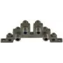 Televes ERD4N blocco di messa a terra per 4 cavi RF, 401111