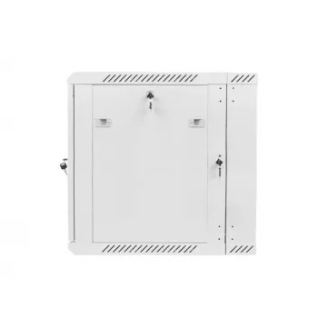 ARMADIO RACK A PARETE IN DUE PEZZI 19 pollici 12U 600X600 GRIGIO LANBERG (IMBALLAGGIO PIATTO)