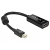 Delock - Adattatore video - Mini DisplayPort maschio a HDMI femmina - 18 cm (65099)