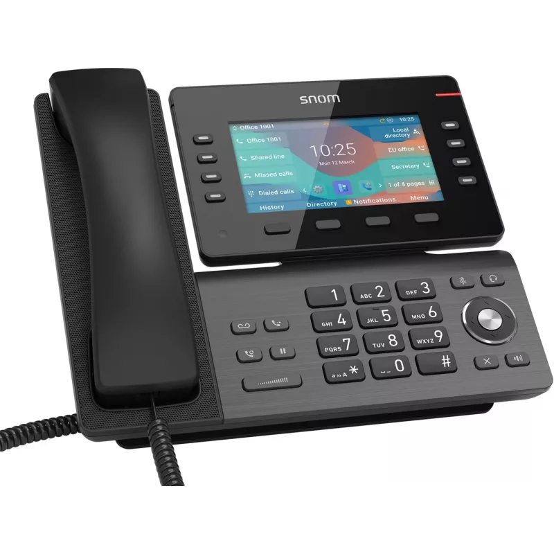 Telefono IP Snom D862 nero LCD