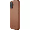 Mujjo Full Leather Case MagSafe custodia per iPhone 17 marrone
