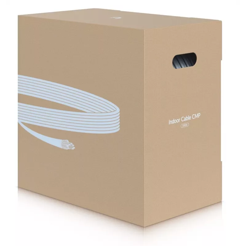 Cavo di rete Ubiquiti UACC-Cable-C6A-CMP U/UTP Cat6a 305 m bianco