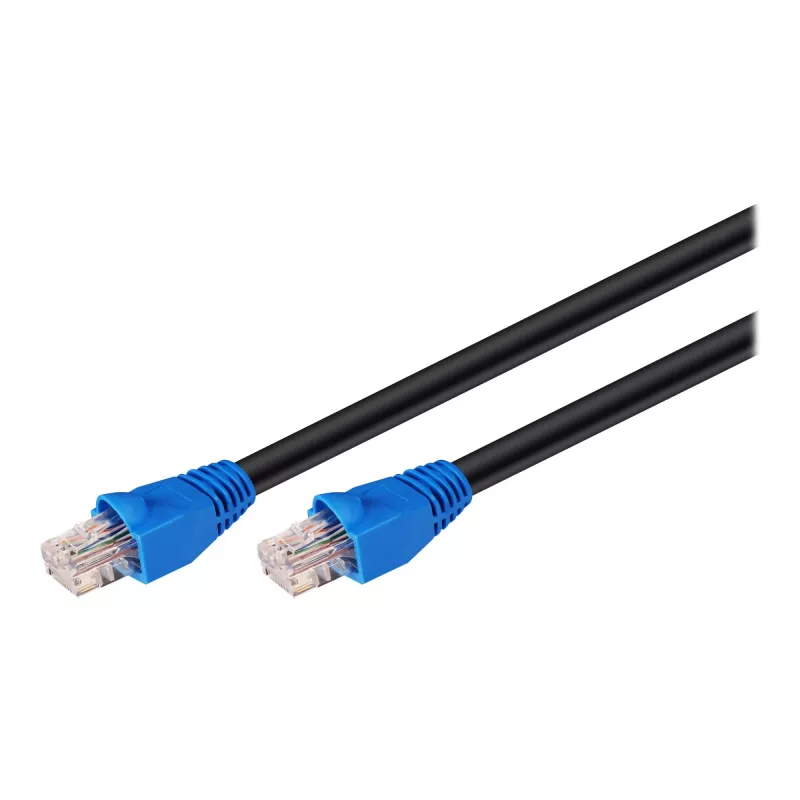 Goobay 94393 cavo patch Ethernet nero