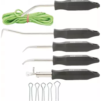Set montaggio parabrezza KS Tools 140.2240, set da 5 pezzi per adattamento e sigillatura vetri