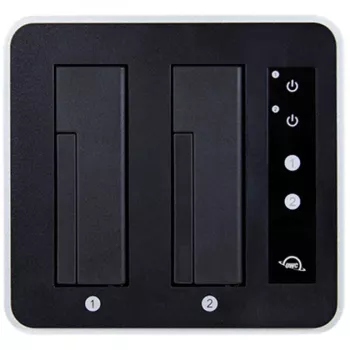∆OWC Drive Dock con USB-C (USB 3.1 Gen 2) soluzione a doppio vano per drive