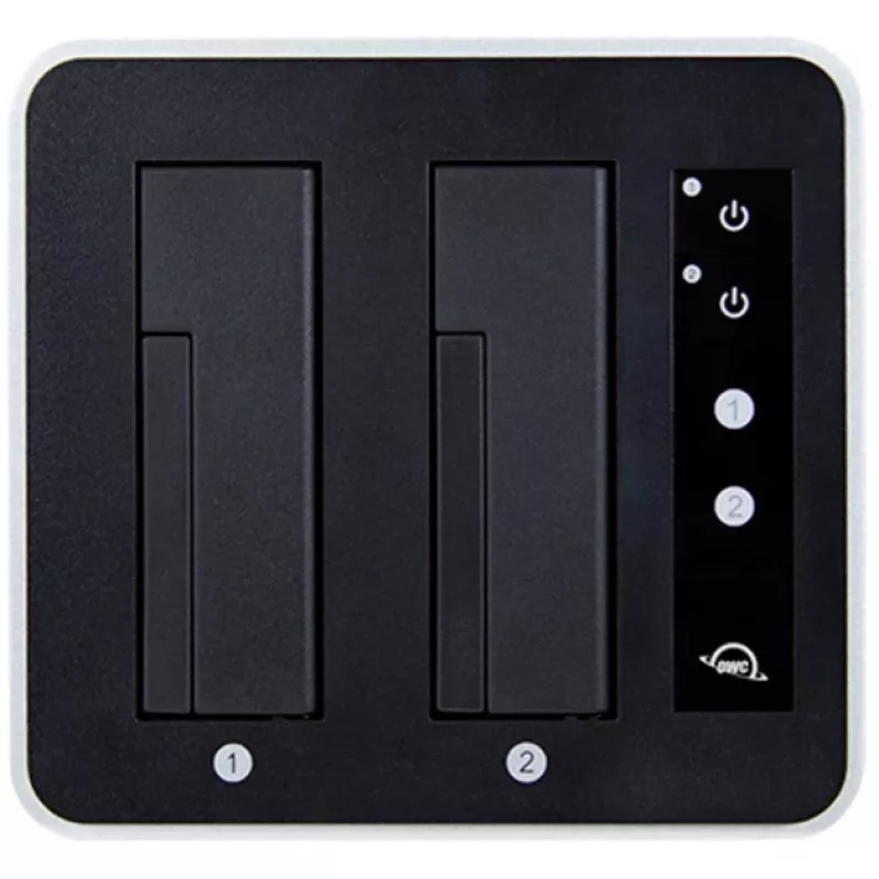 ∆OWC Drive Dock con USB-C (USB 3.1 Gen 2) soluzione a doppio vano per drive