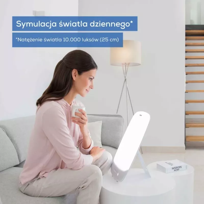 Beurer TL 85 lampada a luce diurna, 14000 lux, LED, senza sfarfallio, senza UV, timer, bianca