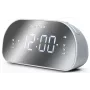 Radiosveglia Muse M-170CMR — radiosveglia digitale, display LED da 1,2 pollici, FM, AC 230V, backup AAA, specchio/bianco