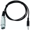 Adattatore DMX EUROLITE 51916210, jack 3,5 mm su XLR, cavo 1 m