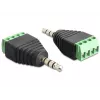 Adattatore per cavo DeLOCK 65453 3,5 mm 4 pin nero verde