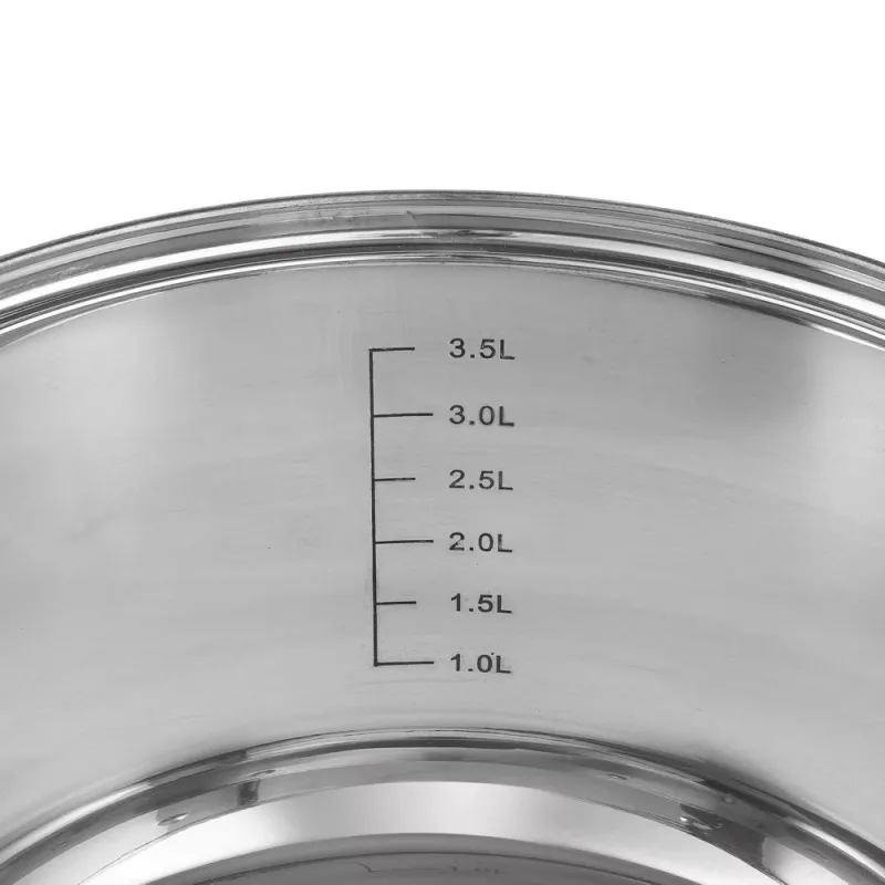 Resto utensili da cucina Libra 4,6 L rotondo acciaio inox