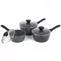 Set cottura Salter BW11460BRMFOB 3 pz. alluminio nero