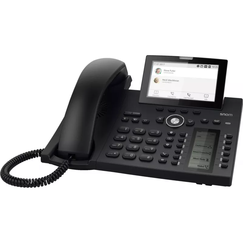 SNOM D385N nero senza Bluetooth senza alimentatore (00004600)
