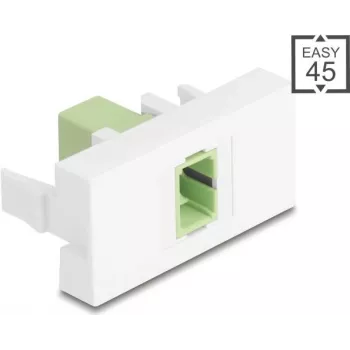 Modulo patch panel DELOCK 90894 SC simplex, verde lime bianco