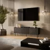 Mobile TV Cama LUCCA 3D 165x40x59 nero