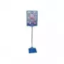 Espositore da tavolo Franken PSM A4 03 base in metallo, formato A4, blu