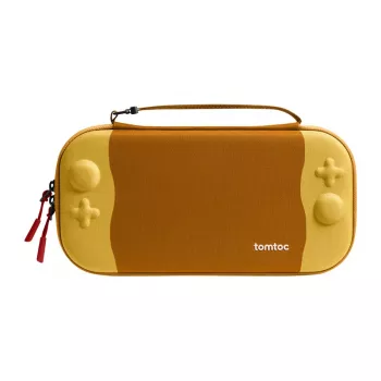 Custodia protettiva sottile Tomtoc FancyCase-G05 per Nintendo Switch 2, giallo
