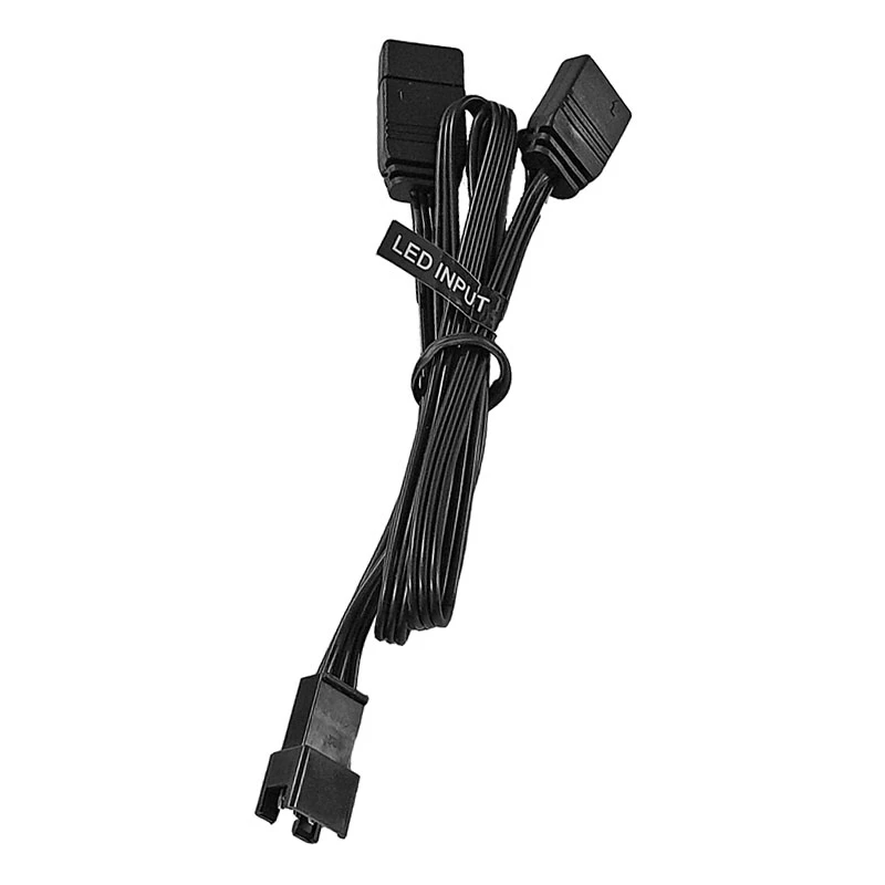 Phanteks PH-CB-DRGB3P_MB – 3 poli – 2 x Molex (3 poli) – dritto – dritto – nero – scheda madre (PH-CB-DRGB3P_MB)