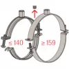 Set di fascette per tubi FISCHER FGRS 20-24 con tasselli, 10 pezzi