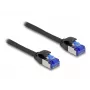 Cavo di rete DeLOCK RJ45 Cat.6A S/FTP sottile 1m nero