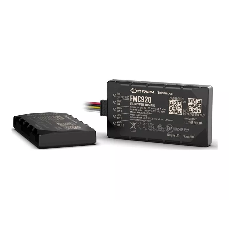 GPS tracker Teltonika FMC920 4G LTE CAT 1 0.128GB nero
