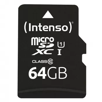 Scheda di memoria Intenso 64GB MicroSDXC UHS-I Classe 10 3423490
