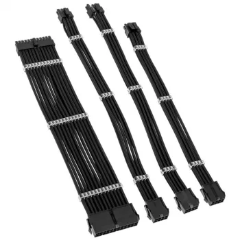 Kolink Core Standard Braided Kabel Extension Kit - Jet nero