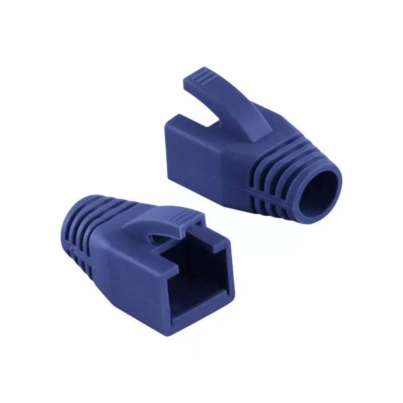 Logilink | Guaina di scarico per connettore RJ45, 8,0 mm (50 pz.) | MP0035B | blu