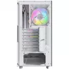 Montech XR Wood Midi-Tower bianco