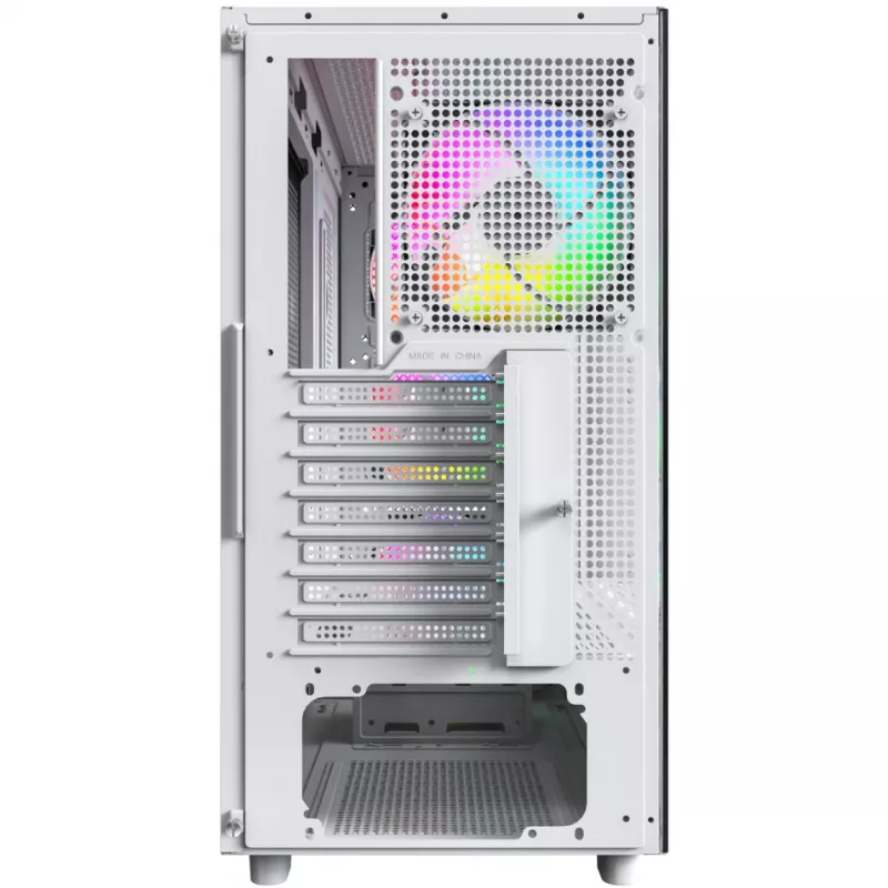 Montech XR Wood Midi-Tower bianco