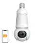 Telecamera di sorveglianza IP IMOU IPC-S6DP-5M0WEB-E27 a forma di lampadina 5MP, obiettivo 2,8mm, Wi‑Fi, MicroSD fino a 256GB, visione notturna 30m