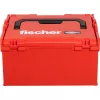 Toolbox FISCHER L-BOXX FLB 238 vuota, rossa/nera, custodia modulare per il deposito