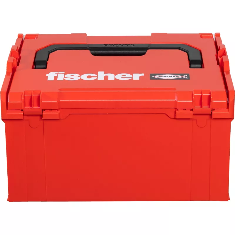 Toolbox FISCHER L-BOXX FLB 238 vuota, rossa/nera, custodia modulare per il deposito