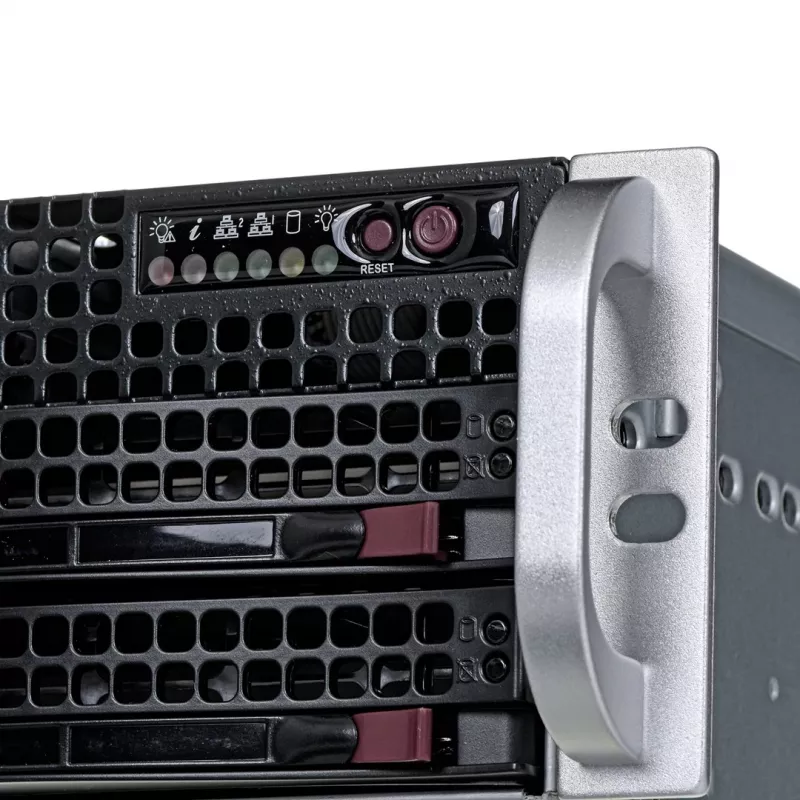 Case server Supermicro 825TQC-R802LPB rack nero
