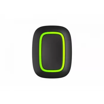 Pulsante wireless Ajax 38094 nero — pulsante antipanico wireless per sistema di sicurezza Ajax, attivatore di emergenza compatto