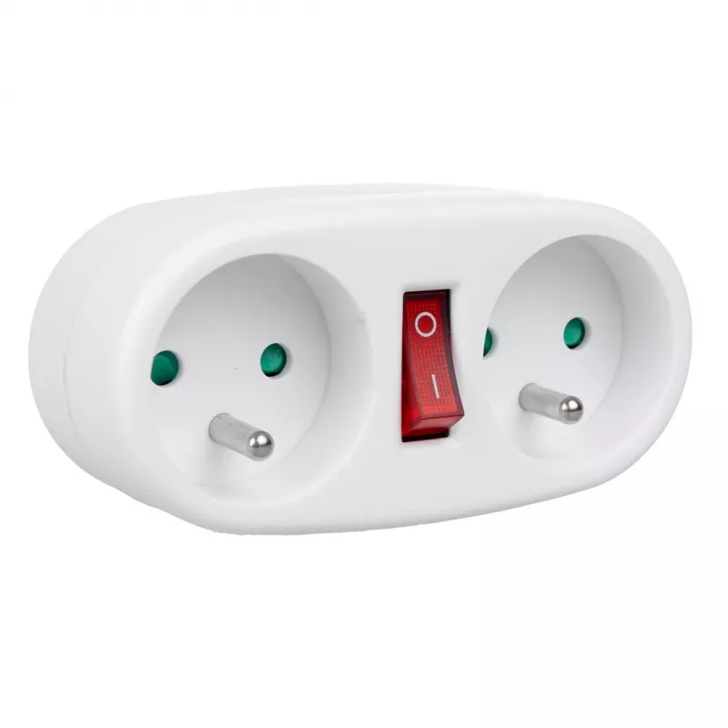 Maclean MCE337E sdoppiatore a doppia presa