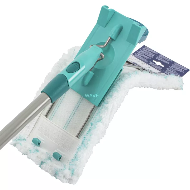 Mop Leifheit 55049 in microfibra per laminato, piastrelle e legno, grigio/turchese