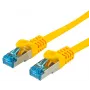 Cavo patch di rete LOGON SSTP Cat5e, RJ-45 su RJ-45, 0,15 m, giallo