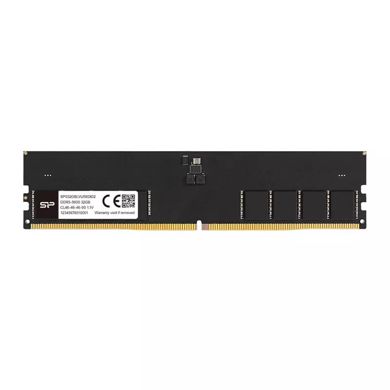 Silicon Power SP032GBLVU560F02 DIMM desktop, 32 GB x1, DDR5, 5600 MHz, CL46, 1.1v - 32 GB - DDR5