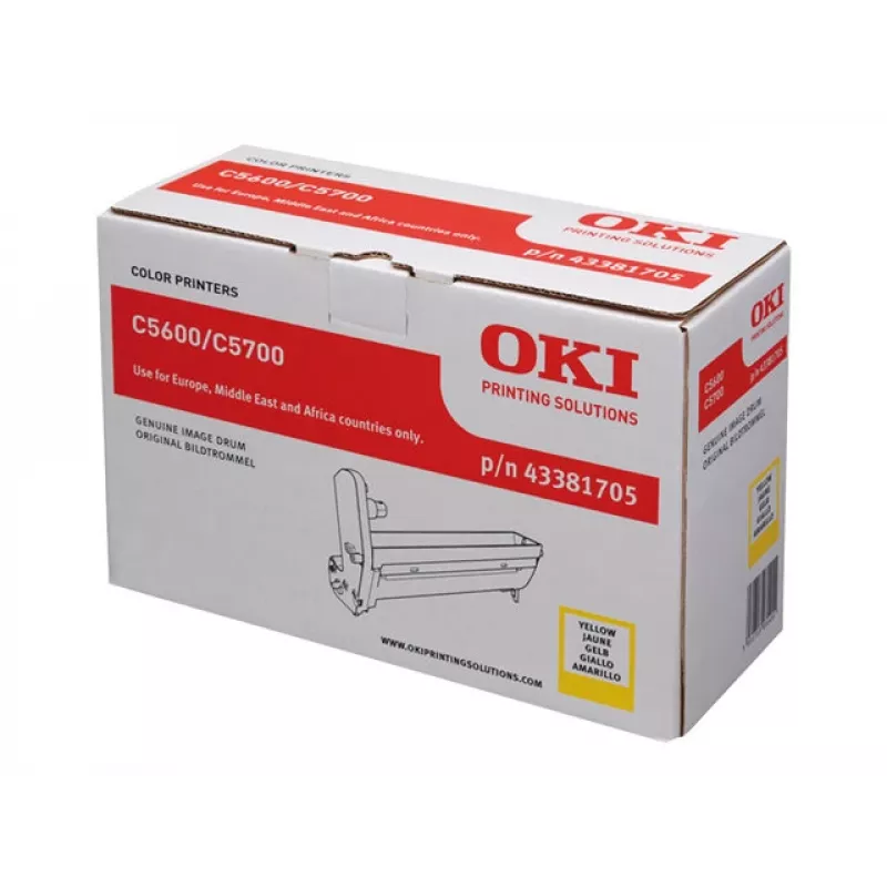 OKI tamburo fotoconduttore 20000 pagine giallo per C5600 C5700