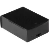 JOY-IT RPI CASE ALU06 - case per Raspberry Pi 4, alluminio, nero (RB-ALUCASEP4+06)