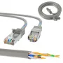 Cavo patch LAN Extralink Cat.5e RJ-45 U/UTP 0,5 m grigio