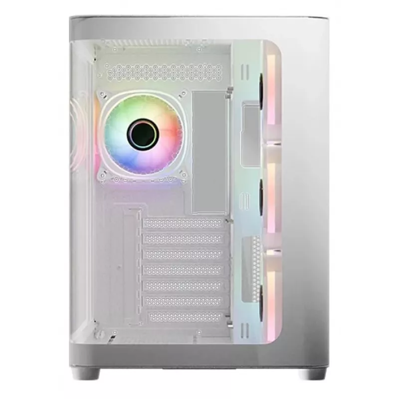 Case Midi-Tower ATX LC-Power Gaming 8001W Pro-Storm Light, bianco (LC-8001W-ON)