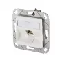 METZ CONNECT BTR E-DAT Modul 8(8) UPk - presa di connessione, da incasso - RJ-45 - bianco puro, RAL 9010 (1309111102-E)
