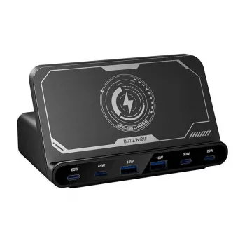 Caricabatterie BlitzWolf BW-S27 160W, 2×USB-A, 4×USB-C