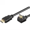 Goobay 61296 - Cavo HDMI High Speed con connettore angolare Ethernet 4Ka60Hz 2.0 - cavo - digitale/display/video