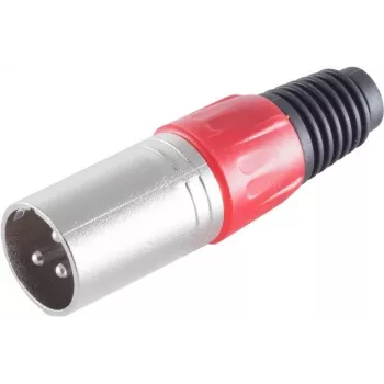Connettore XLR ShiverPeaks BS55002-G verde – connettore audio maschio a 3 poli
