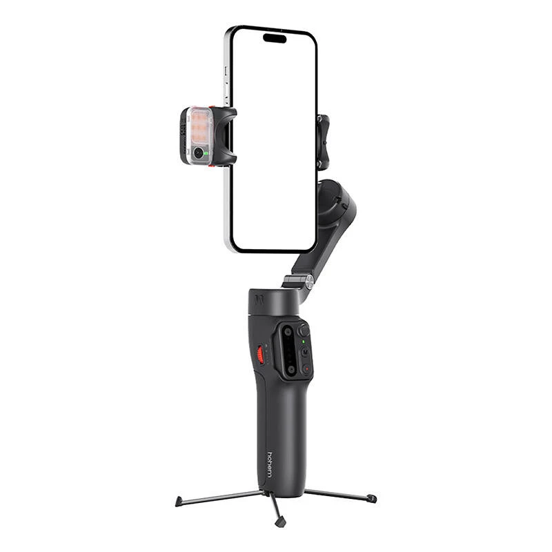Gimbal per smartphone 3 assi Hohem iSteady V3 Kit — nero, leggero, stabilizzazione a 3 assi