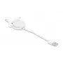 Cavo DeLOCK Easy 45 modulo USB 2.0 cavo retrattile USB Type-A su 8 Pin Lightning femmina bianco
